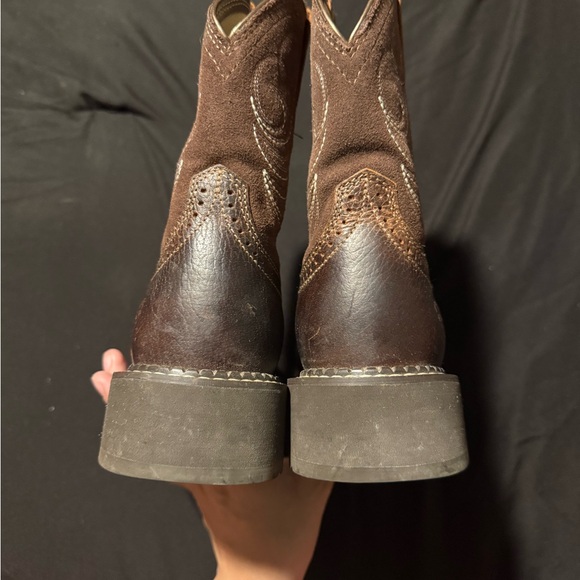 Ariat Women’s Heritage Dapper Western Boots Size 7 – Round Toe Leather - Picture 4 of 8